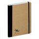 Pagna 26067-11 blok og notesblok A5 192 ark Sort, Brun