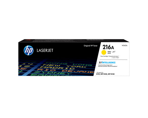 HP 216A Original LaserJet-tonerpatron, gul