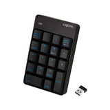 2Direct ID0120 numerisk tastatur Universel RF trådløst Sort
