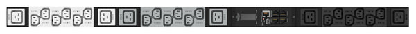 HPE G2 Metered 3Ph 17.3kVA/60309 60A 4-wire 48A/208V Outlets (18) C13 (6) C19/Vertical NA/JP PDU strømforsyningsenhed (PDU) 24 AC stikkontakt(er) 0U