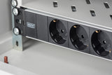 Digitus DN-95411 stikdåse 2 m 3 AC stikkontakt(er) Sort