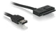 DeLOCK Cable Power Over eSATA > SATA 22pin SATA-kabel 0,5 m eSATAp Sort