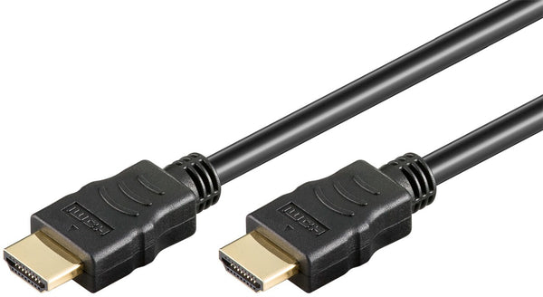 Goobay 60622 HDMI-kabel 2 m HDMI Type A (Standard) Sort
