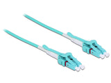 DeLOCK 1m, 2xLC InfiniBand og fiberoptisk kabel LC Turkis