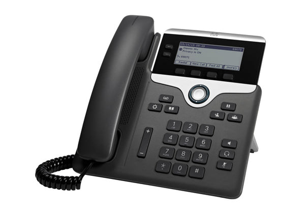 Cisco 7821 IP-telefon Sort, Sølv 2 Linier