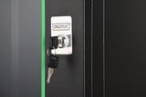 Digitus DN-19 09U-6/6-EC-SW stativ 9U Vægmonteret stativ Sort