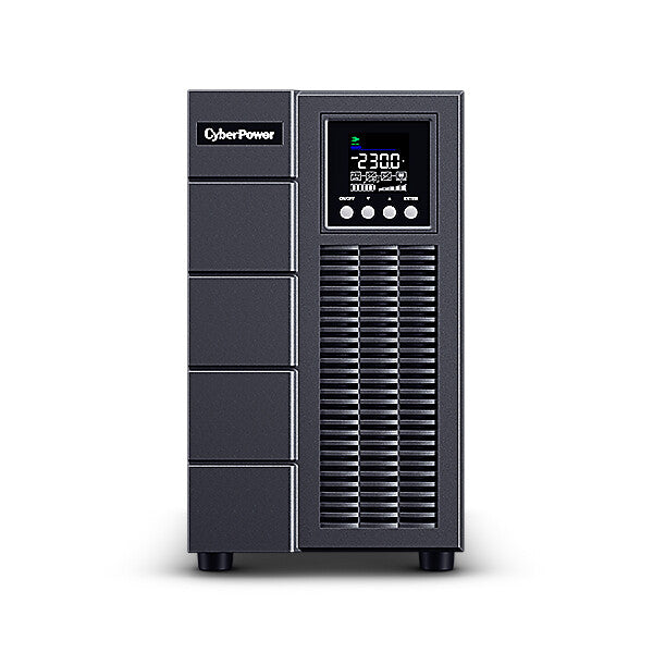 CyberPower OLS3000EA-DE UPS-enhed Dobbeltkonvertering (online) 3 kVA 2700 W 7 AC stikkontakt(er)