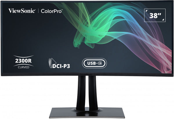 Viewsonic VP3881A computerskærm 96,5 cm (38") 3840 x 1600 pixel Quad HD+ LED Sort