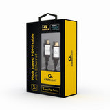 Gembird CCB-HDMIL-3M HDMI-kabel HDMI Type A (Standard) Grå