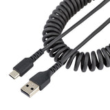 StarTech.com R2ACC-1M-USB-CABLE USB-kabel USB 2.0 USB A USB C 0,48 Gbit/sek. Sort