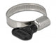 DeLOCK 19447 slangeklemme Sort, Metallic Skrue (Worm Gear) klemme