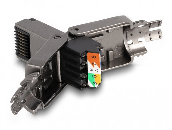 DeLOCK 86514 kabelsamler RJ-45 Sort