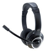 Conceptronic POLONA02B hovedtelefoner/headset Ledningsført Spil Sort