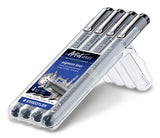 Staedtler pigment liner 308 fineliner Sort 4 stk