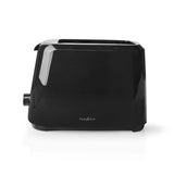 Nedis KABT150EBK brødrister 6 2 skive(r) 700 W Sort