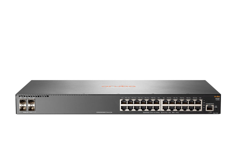HPE Aruba Networking Aruba 2930F 24G 4SFP Administreret L3 Gigabit Ethernet (10/100/1000) 1U Grå