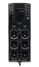 APC Back-UPS Pro UPS-enhed Interaktivt indgangsstik 1,5 kVA 865 W 6 AC stikkontakt(er)