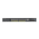 Zyxel GS2220-28HP-EU0101F netværksswitch Administreret L2 Gigabit Ethernet (10/100/1000) Strøm over Ethernet (PoE) Sort