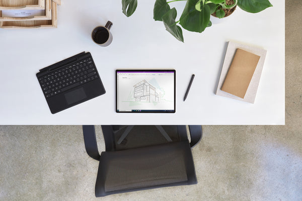 Microsoft Surface Pro Signature Keyboard with Slim Pen 2 AZERTY Fransk Microsoft Cover port Sort