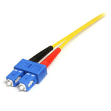 StarTech.com SMFIBLCSC1 InfiniBand og fiberoptisk kabel 1 m LC SC Gul
