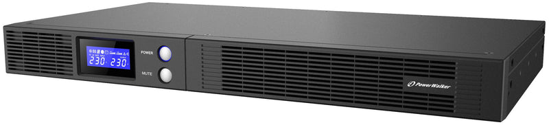 PowerWalker VI 1500 R1U UPS-enhed Interaktivt indgangsstik 1,5 kVA 900 W 4 AC stikkontakt(er)