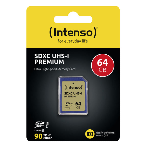 Intenso 3421490 hukommelseskort 64 GB SDXC UHS-I Klasse 10