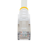 StarTech.com NLWH-50C-CAT6A-PATCH netværkskabel Hvid 0,5 m S/FTP (S-STP)