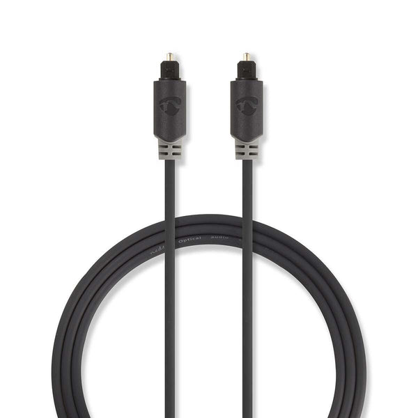 Nedis CABW25000AT10 lydkabel 1 m Toslink Anthracit