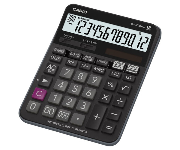 Casio DJ-120D Plus regnemaskine Desktop Sort