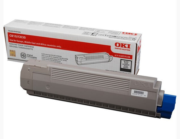 OKI 44059108 tonerpatron 1 stk Original Sort