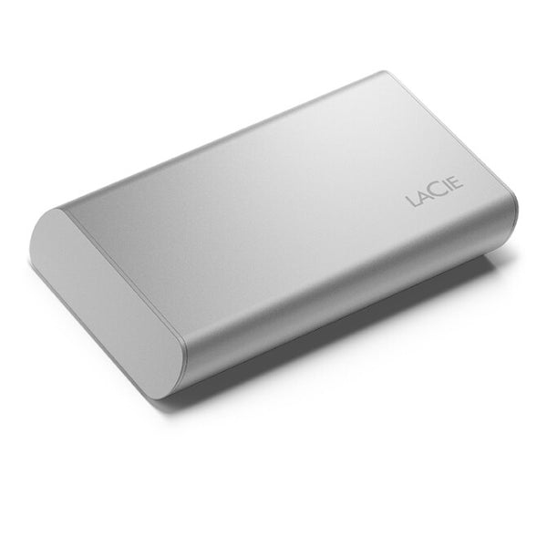 LaCie STKS1000400 ekstern solid state driver Thunderbolt-teknologi 1 TB USB Type-C 3.2 Gen 2 (3.1 Gen 2) Sølv