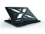 Conceptronic ERGO Laptop Cooling Stand Laptop stativ Sort 39,6 cm (15.6")