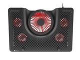 GENESIS Oxid 550 køling til laptop 43,9 cm (17.3") 2800 rpm Sort