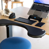 R-Go Tools R-Go ergonomisk armlæn, beslag og klemme, sort