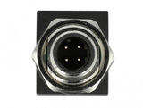 DeLOCK 66313 kabel kønsskifter M12 RJ45 Sort