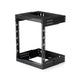 StarTech.com RK12WALLOA stativ 12U Vægmonteret stativ Sort