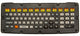 Zebra KYBD-QW-VC-01 tastatur til mobil enhed QWERTY Engelsk Sort