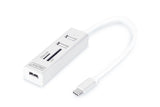 Digitus DA-70243 kortlæser USB 2.0 Hvid