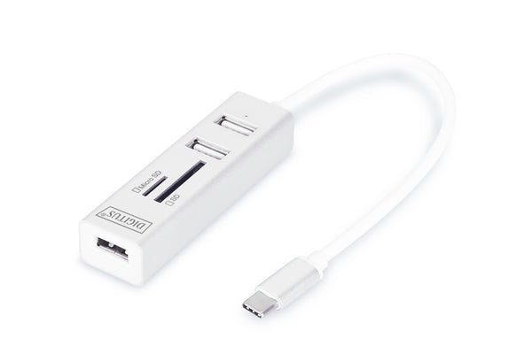 Digitus DA-70243 kortlæser USB 2.0 Hvid