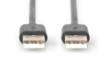 Digitus AK-300101-050-S USB-kabel USB 2.0 5 m USB A Sort