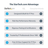 StarTech.com 122-USBC-HDMI-4K-VGA USB grafisk adapter 3840 x 2160 pixel Grå