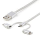 StarTech.com LTCUB1MGR USB-kabel USB 2.0 1 m USB A Micro-USB B 0,48 Gbit/sek. Sølv