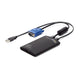 StarTech.com NOTECONS01 KVM-kabel Sort