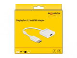 DeLOCK 63586 videokabel adapter 0,2 m DisplayPort HDMI Hvid
