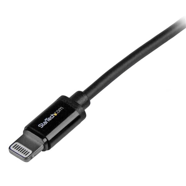 StarTech.com USBLT1MB Lightning kabel 1 m Sort