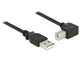 DeLOCK 0.5m, USB 2.0-A / USB 2.0-B USB-kabel 0,5 m USB A USB B 0,48 Gbit/sek. Sort