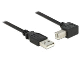 DeLOCK 1.5m, USB 2.0-A / USB 2.0-B USB-kabel 1,5 m USB A USB B 0,48 Gbit/sek. Sort