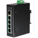 Trendnet TI-PE50 netværksswitch Ikke administreret Fast Ethernet (10/100) Strøm over Ethernet (PoE) Sort