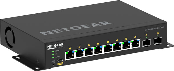 NETGEAR GSM4210PX-100EUS netværksswitch Administreret L2/L3 Gigabit Ethernet (10/100/1000) Strøm over Ethernet (PoE) Sort