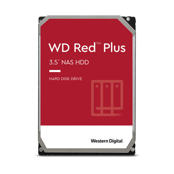 Western Digital Red Plus harddisk 12 TB 7200 rpm 3.5" Serial ATA III
